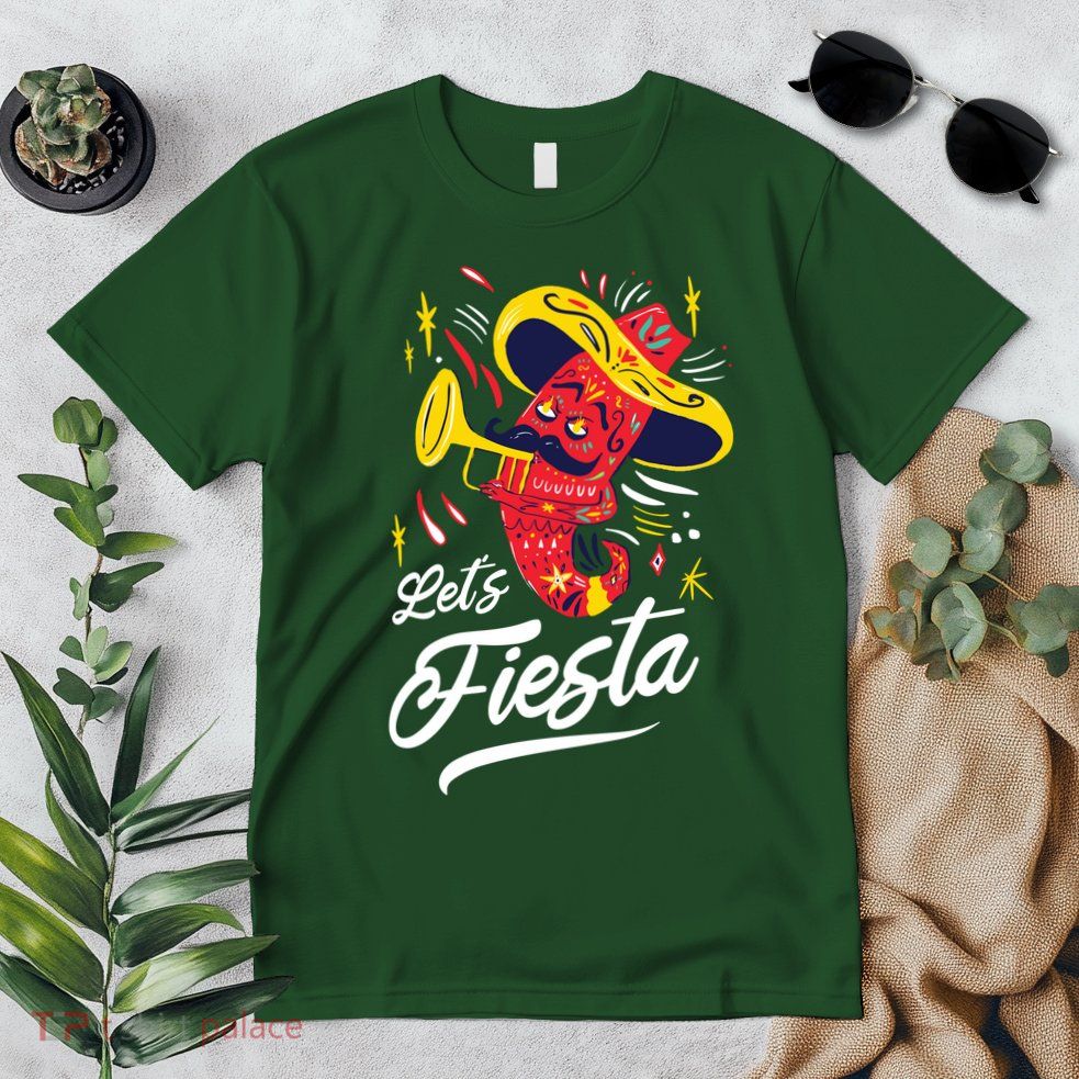 Let's Fiesta Chili Pepper Premium T-Shirt