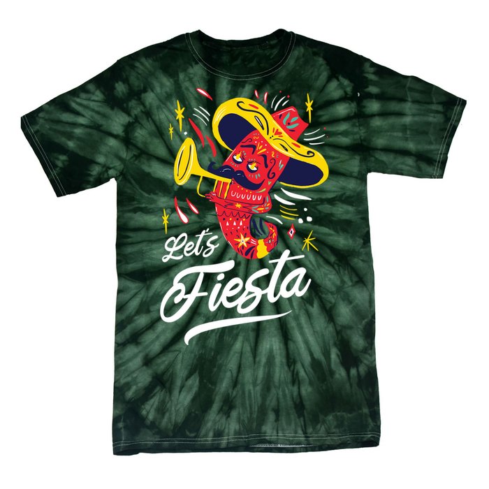 Let's Fiesta Chili Pepper Tie-Dye T-Shirt