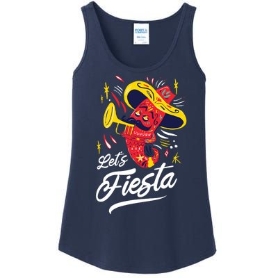 Let's Fiesta Chili Pepper Ladies Essential Tank