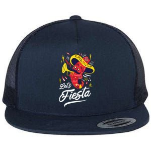 Let's Fiesta Chili Pepper Flat Bill Trucker Hat