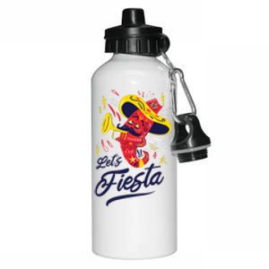 Let's Fiesta Chili Pepper Aluminum Water Bottle