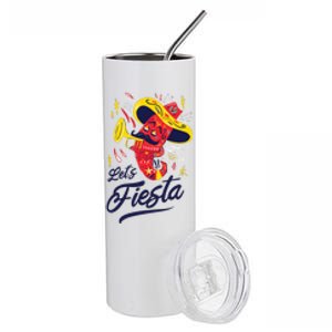 Let's Fiesta Chili Pepper Stainless Steel Tumbler