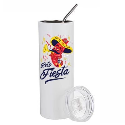 Let's Fiesta Chili Pepper Stainless Steel Tumbler