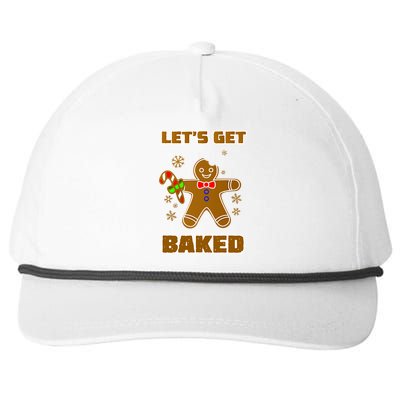 Let's Get Baked Snapback Five-Panel Rope Hat