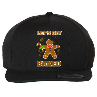 Let's Get Baked Wool Snapback Cap