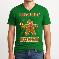 Let's Get Baked V-Neck T-Shirt