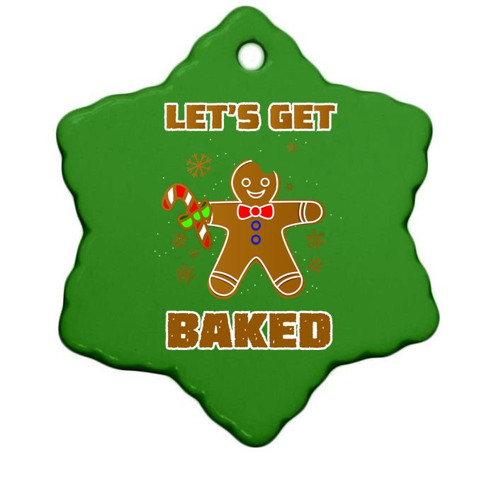 Let's Get Baked Ceramic Star Ornament