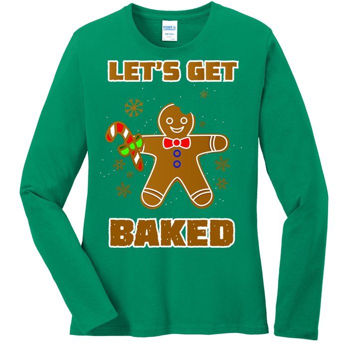 Let's Get Baked Ladies Long Sleeve Shirt