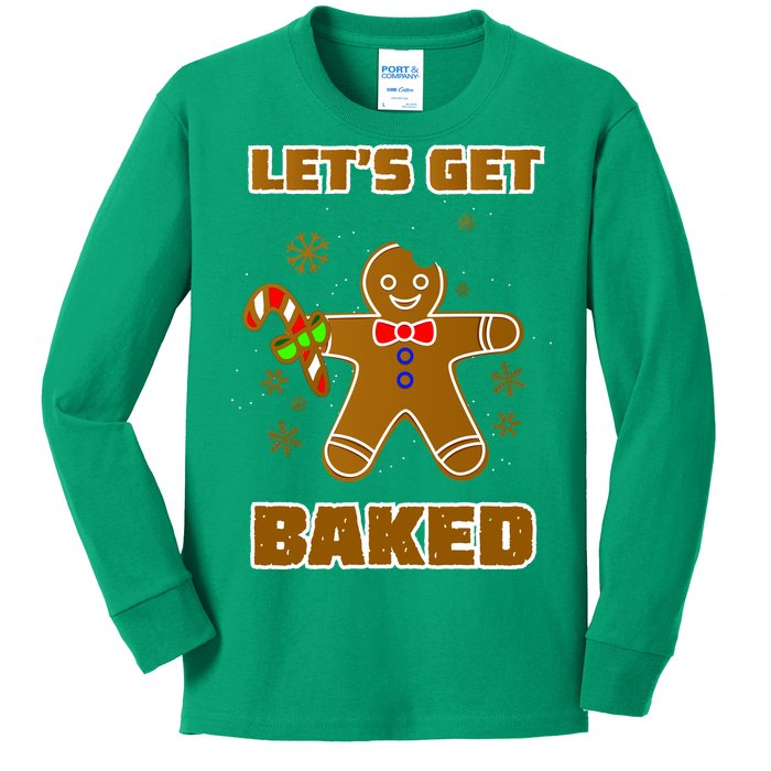 Let's Get Baked Kids Long Sleeve Shirt