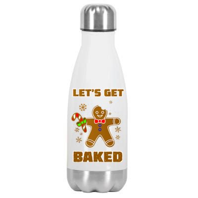 Let's Get Baked Stainless Steel Insulated Water Bottle