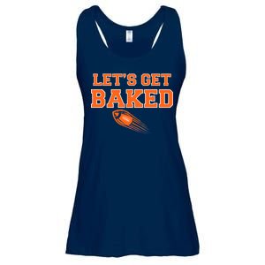 Let's Get Baked Football Cleveland Ladies Essential Flowy Tank