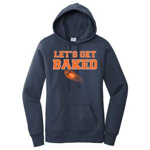 Let's Get Baked Football Cleveland Women's Pullover Hoodie