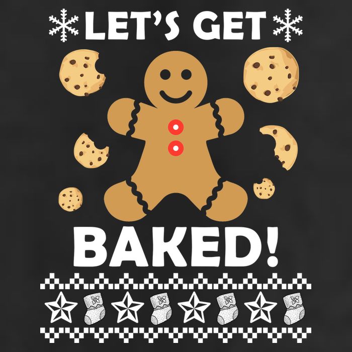 Let's Get Baked Gingerbread Cookie Ugly Christmas Beanie