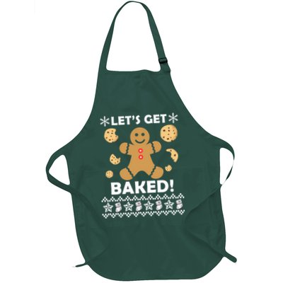 Let's Get Baked Gingerbread Cookie Ugly Christmas Apron