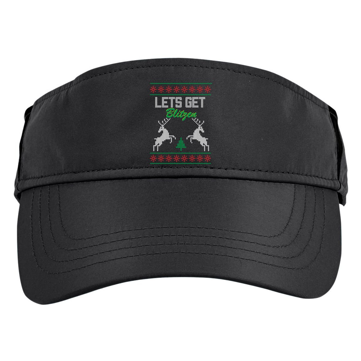 Lets Get Blitzen Adult Drive Performance Visor
