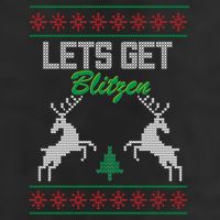 Lets Get Blitzen Adult Drive Performance Visor
