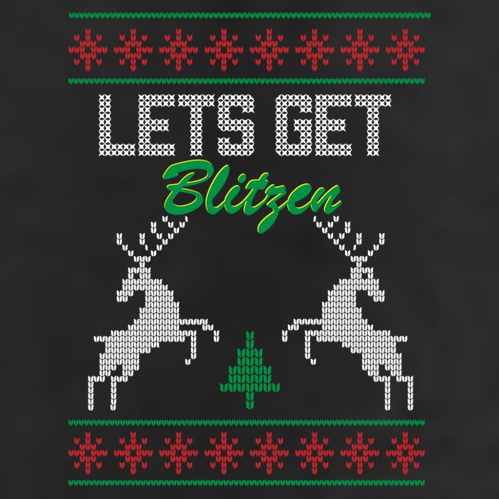 Lets Get Blitzen Adult Drive Performance Visor