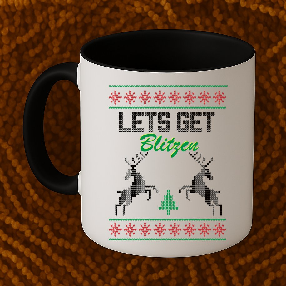 Lets Get Blitzen Mug