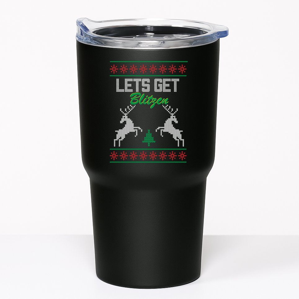 Lets Get Blitzen Tumbler
