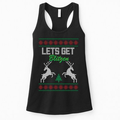 Lets Get Blitzen Womens Tank Top