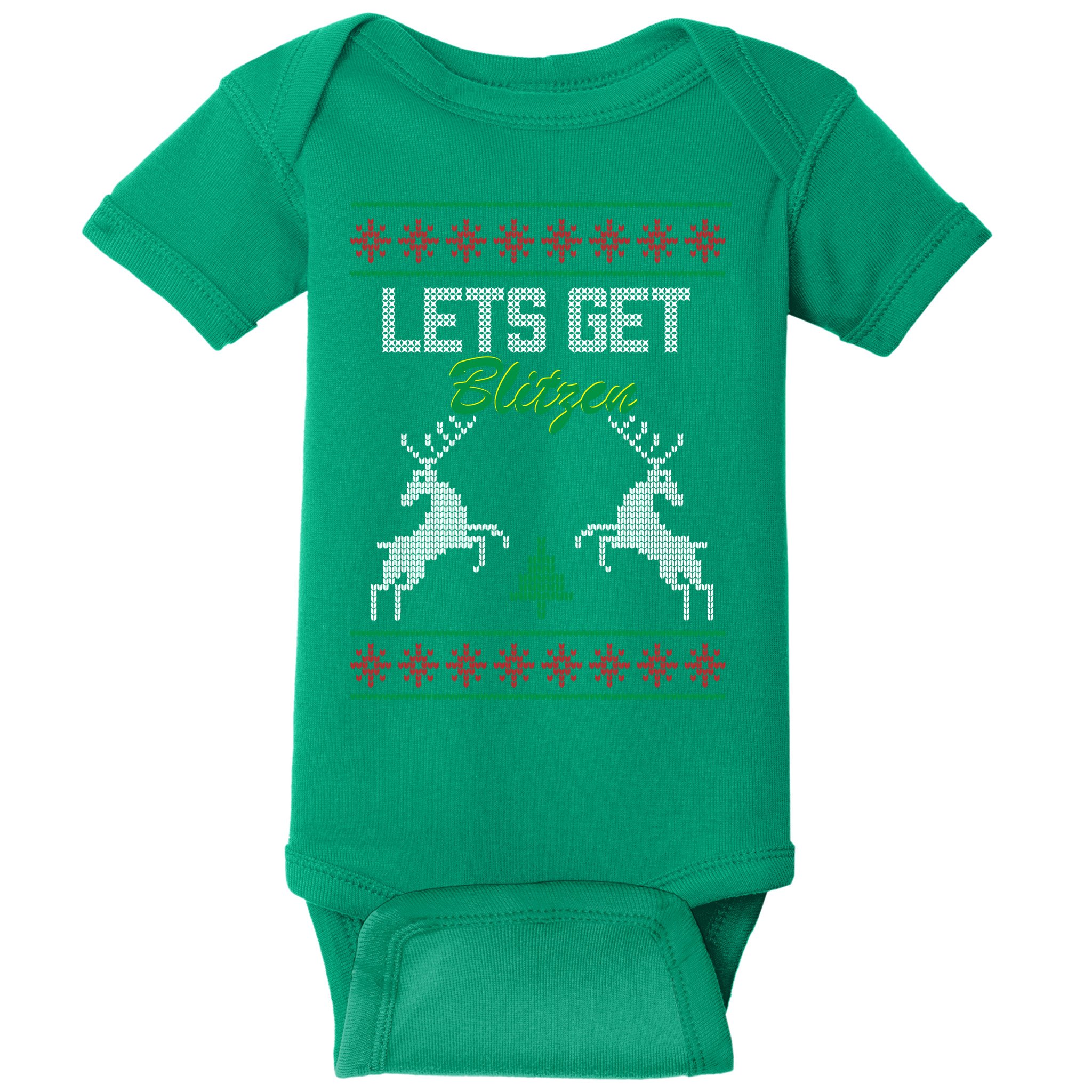 Lets Get Blitzen Baby Bodysuit