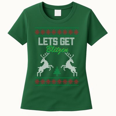 Lets Get Blitzen Womens T-Shirt
