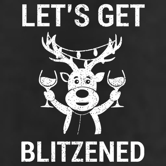 Let's Get Blitzened 7 Panel Mesh Trucker Snapback Hat