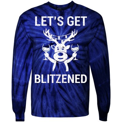 Let's Get Blitzened Tie-Dye Long Sleeve Shirt