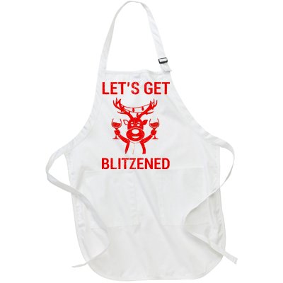 Let's Get Blitzened Full-Length Apron With Pockets