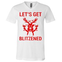 Let's Get Blitzened V-Neck T-Shirt