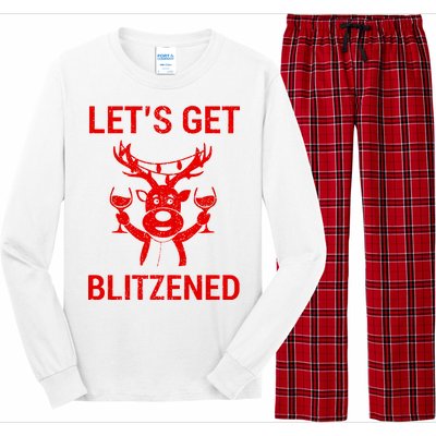 Let's Get Blitzened Long Sleeve Pajama Set