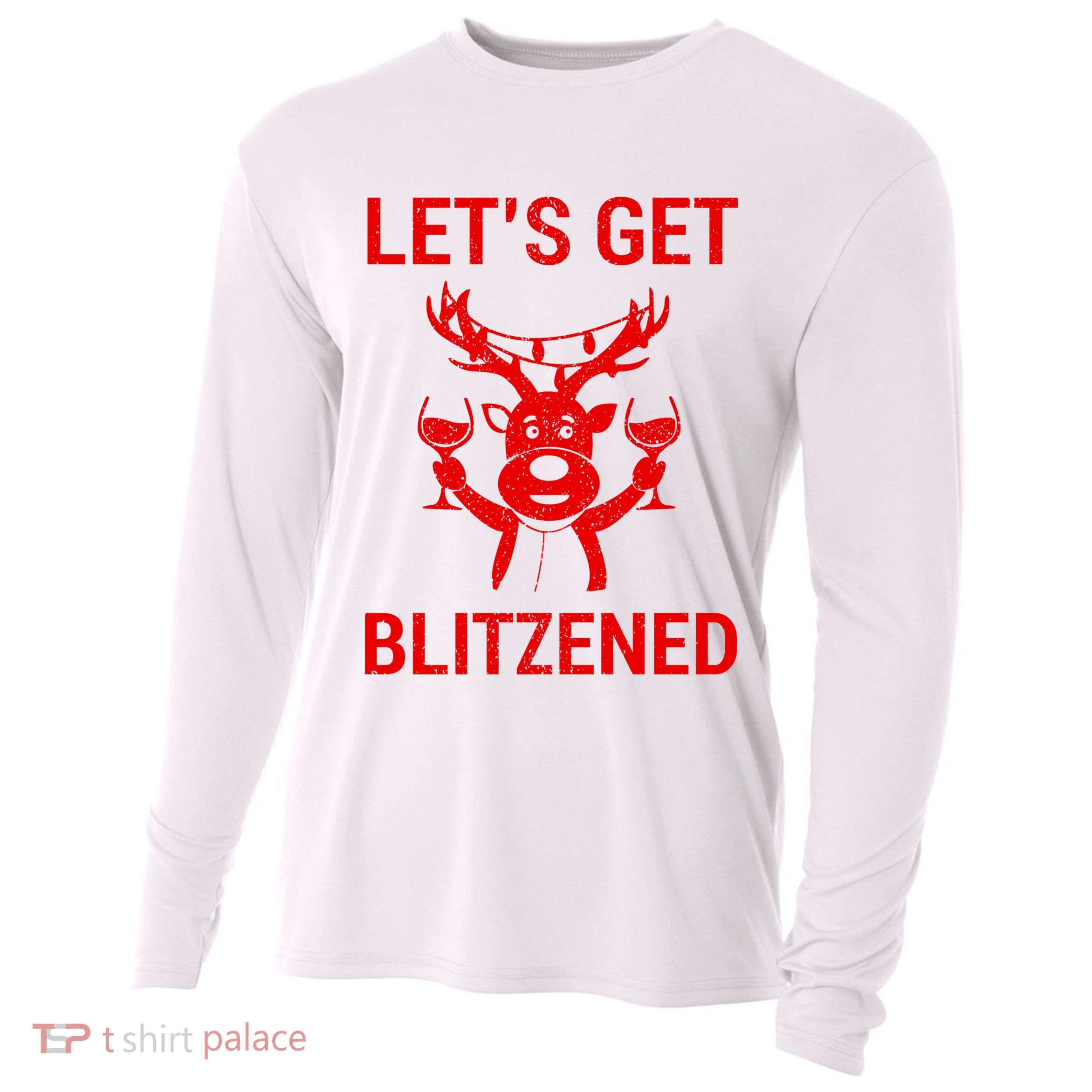 Let's Get Blitzened Cooling Performance Long Sleeve Crew