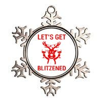 Let's Get Blitzened Metallic Star Ornament