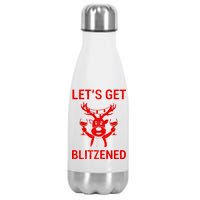 Let's Get Blitzened Stainless Steel Insulated Water Bottle