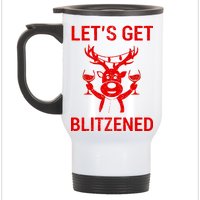 Let's Get Blitzened Stainless Steel Travel Mug