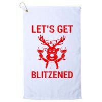 Let's Get Blitzened Platinum Collection Golf Towel