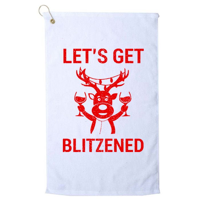 Let's Get Blitzened Platinum Collection Golf Towel