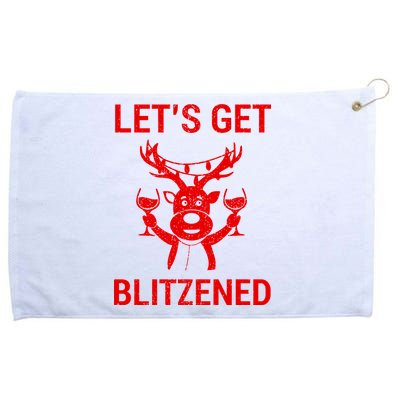 Let's Get Blitzened Grommeted Golf Towel