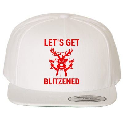 Let's Get Blitzened Wool Snapback Cap