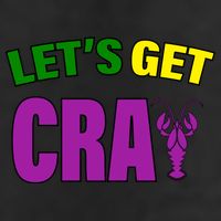 Lets Get Cray Mardi Gras Party Adult Drive Performance Visor