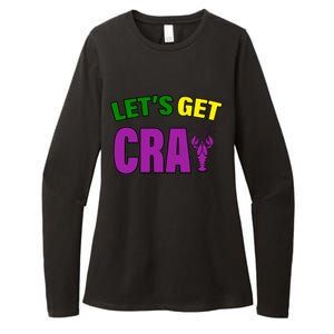 Lets Get Cray Mardi Gras Party Womens CVC Long Sleeve Shirt