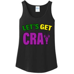 Lets Get Cray Mardi Gras Party Ladies Essential Tank