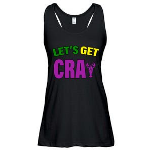 Lets Get Cray Mardi Gras Party Ladies Essential Flowy Tank