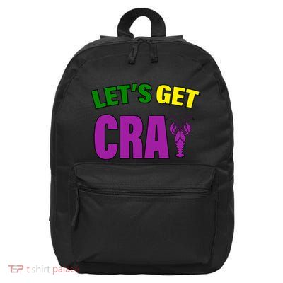 Lets Get Cray Mardi Gras Party 16 in Basic Backpack