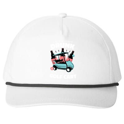 Let's Get Drunk Golf Cart Snapback Five-Panel Rope Hat