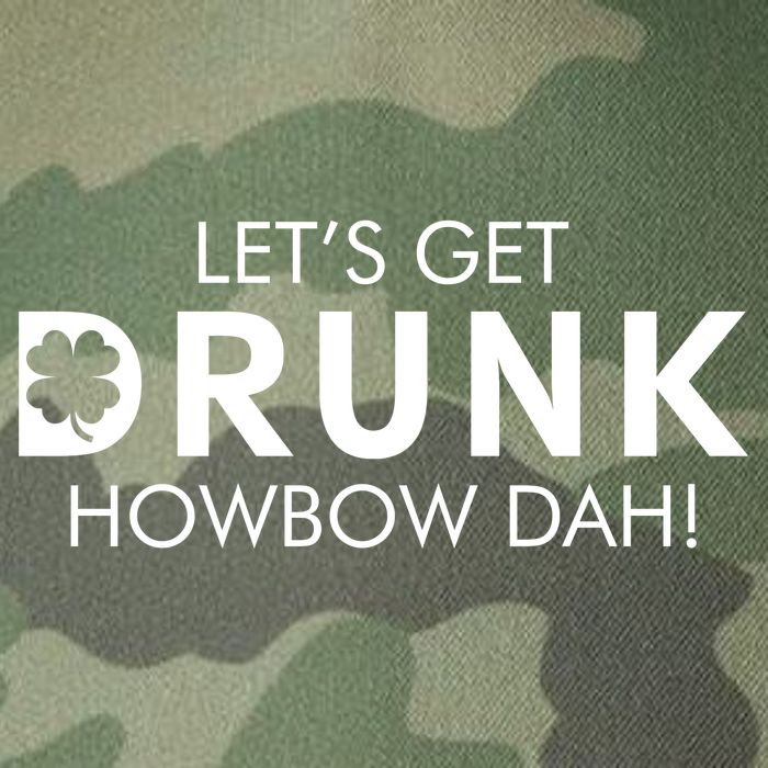 Let's Get Drunk Howbow Dah! St. Patrick's Day Clover Legacy Tie Dye Trucker Hat