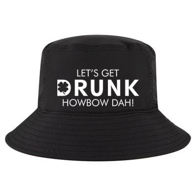 Let's Get Drunk Howbow Dah! St. Patrick's Day Clover Cool Comfort Performance Bucket Hat