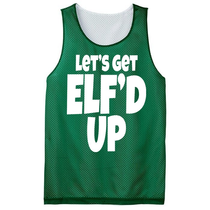 Let's Get Elf'd Up Mesh Reversible Basketball Jersey Tank