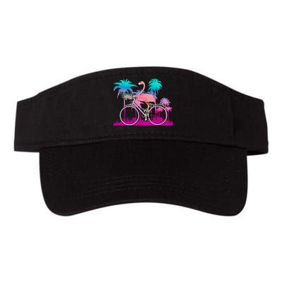 Let's Get Flocked Up Flamingo Riding A Bike Visor
