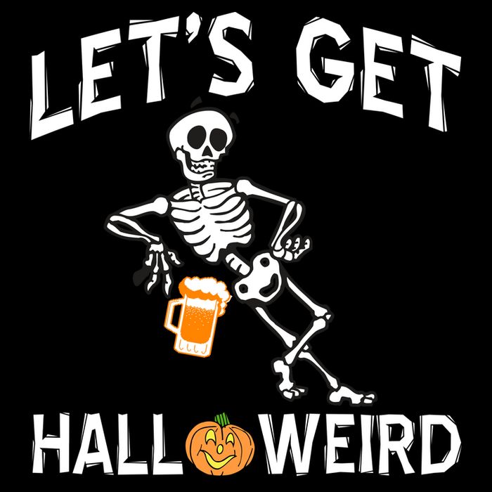 Let's Get Halloweird Drawstring Bag